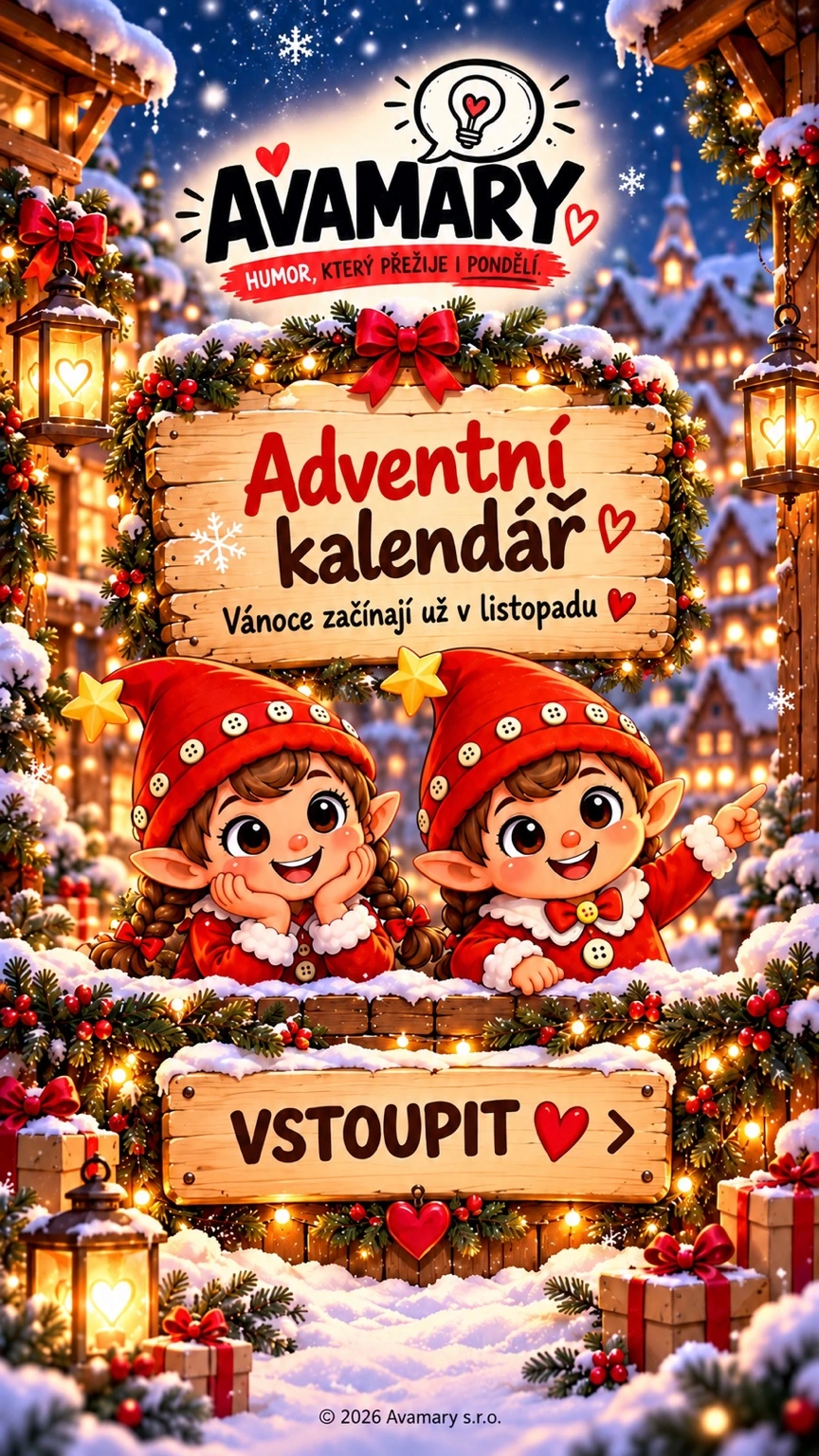 Pohádková adventní vesnička se skřítky Avamary